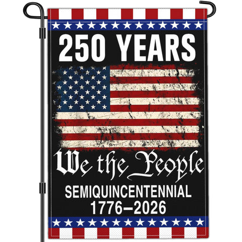 NASIAN 250th Anniversary Flag 12x18 outdoors with durable double-sided print for year-round display.