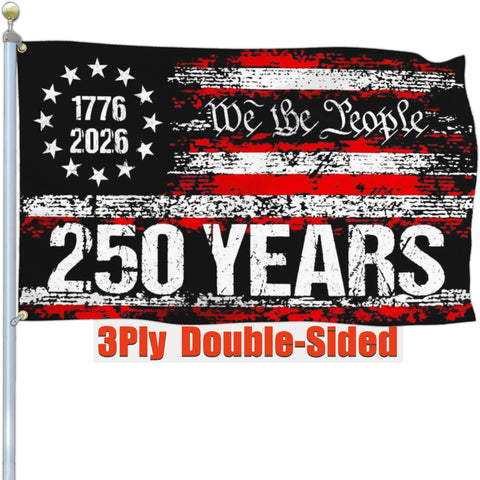NASIAN 250th Anniversary flag, 3x5 ft, outdoor-ready fabric close-up and color clarity