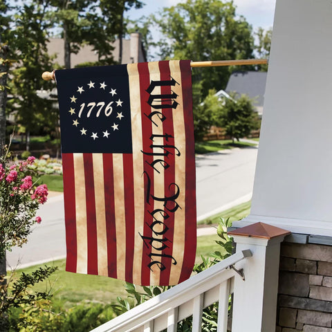 NASIAN Betsy Ross vintage flag for patriotic ambiance