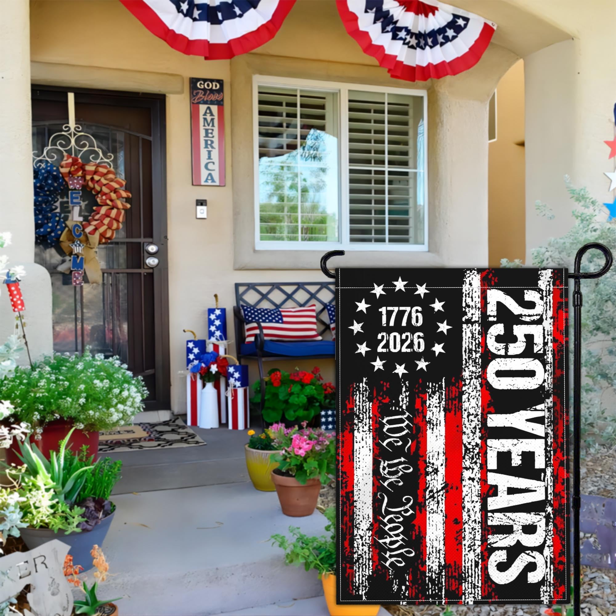 NASIAN durable 3-ply polyester flag resists wear and fading across seasons.