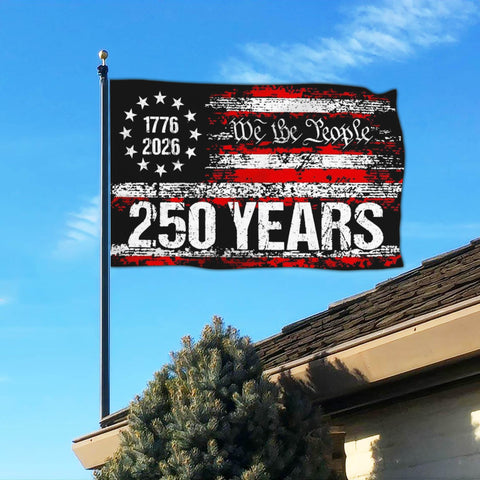 NASIAN front yard welcome flag displaying patriotic design