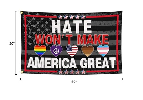 NASIAN gift idea flag for allies and friends with expressive yard art