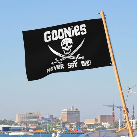 Durable polyester NASIAN flag stands up to weather with bright colors.