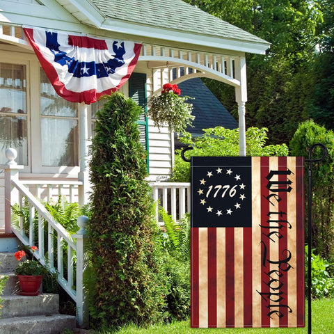 NASIAN outdoor patriotic flag 12x18 for yard or porch