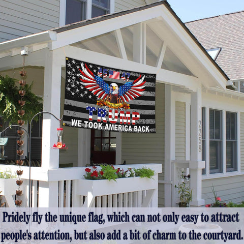 NASIAN Patriotic 2025 flag waving in wind shows durable polyester and UV protection