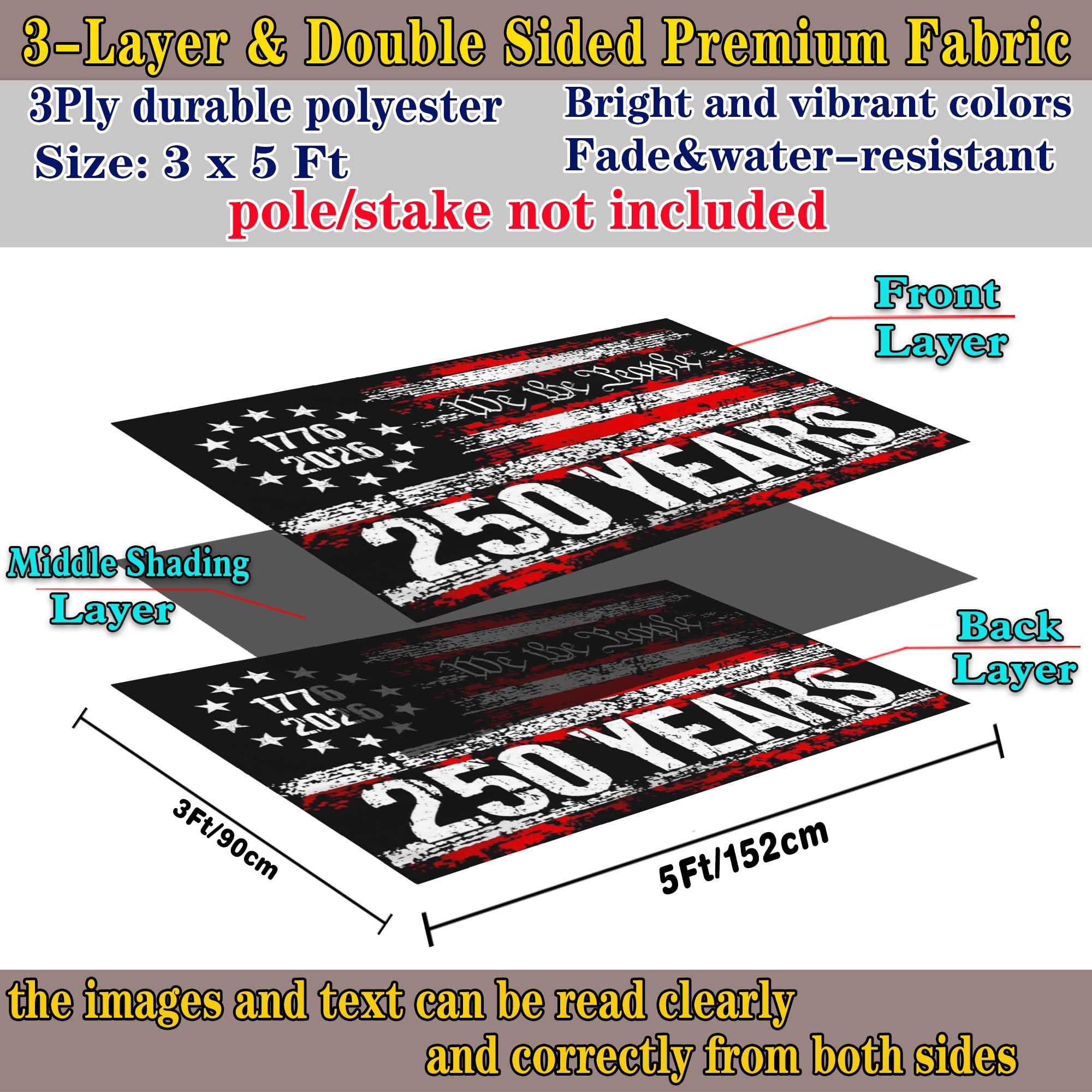 NASIAN polyester flag with waterproof UV coating preserves color outdoors
