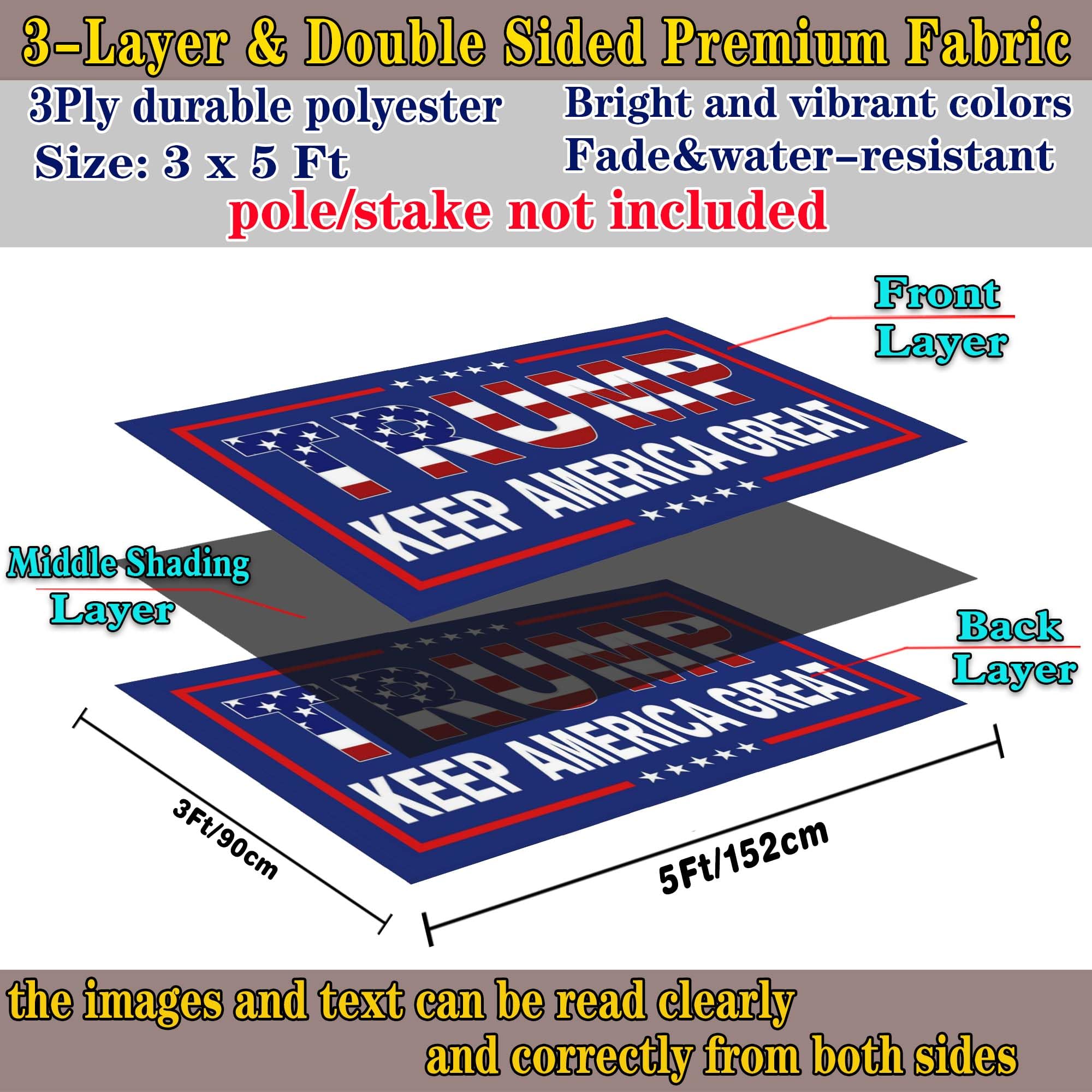 NASIAN flag is water-resistant and UV-resistant for long-lasting color.