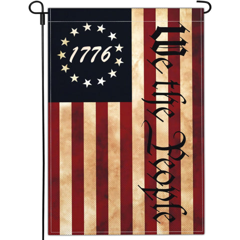 NASIAN We The People garden flag 12x18, two-sided for outdoor display