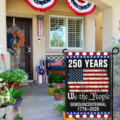 NASIAN weather-ready patriotic flag for outdoor displays in any season.