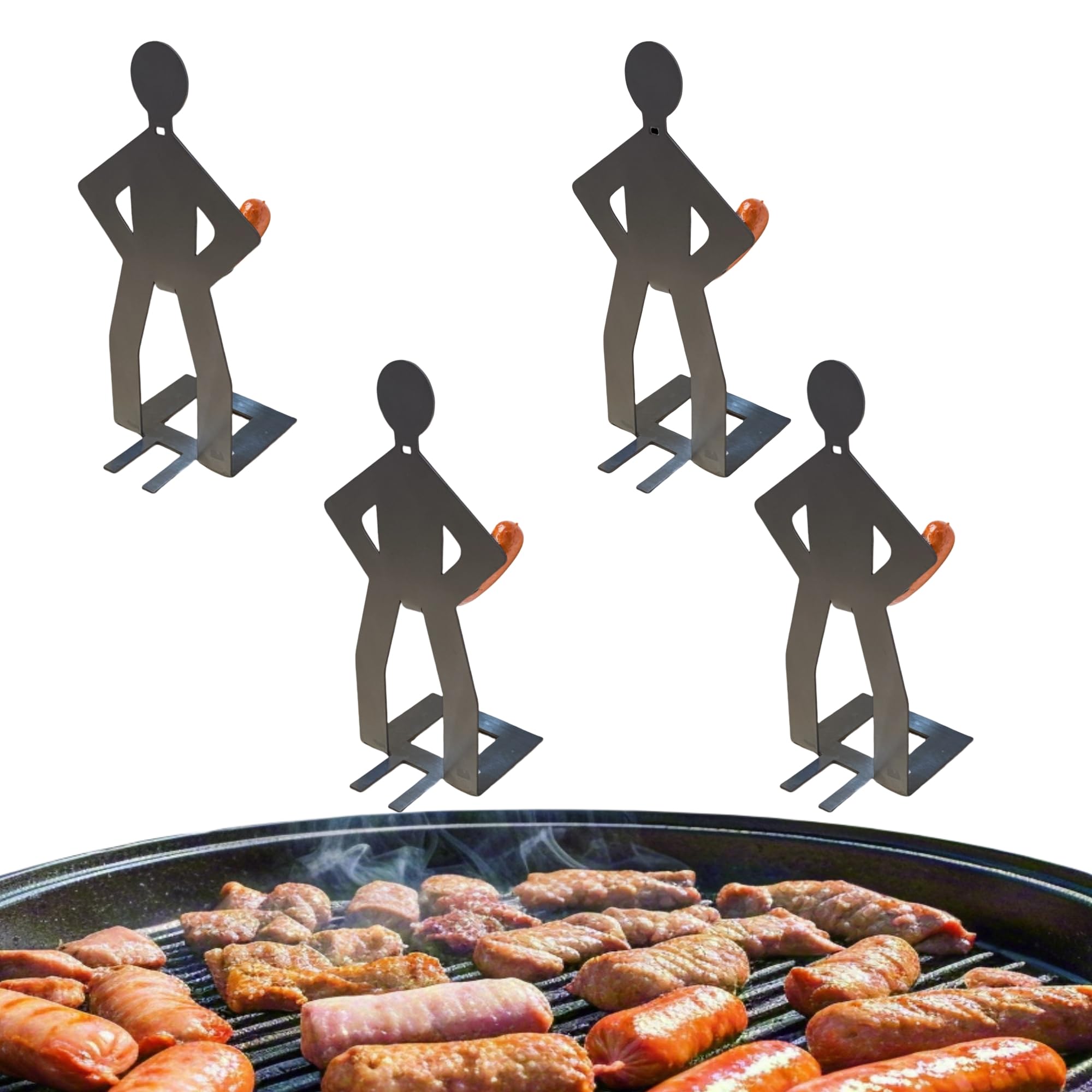 Natalieenati funny hot dog stand stainless steel design for even grilling
