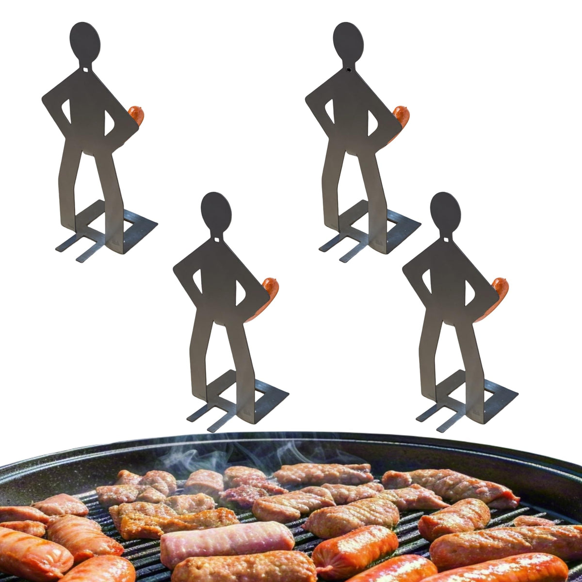 Natalieenati funny hot dog stand stainless steel design for even grilling