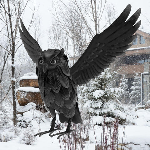 Natelf gift-ready owl sculpture suitable for housewarmings and holidays.