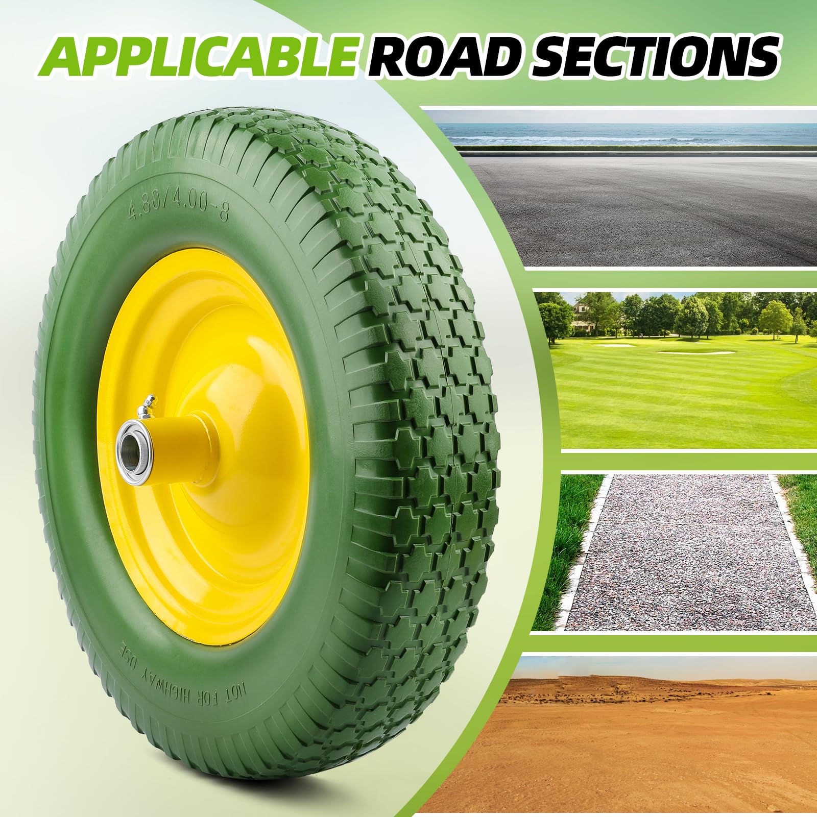 National Standard pre-mounted rim for quick DIY installation.