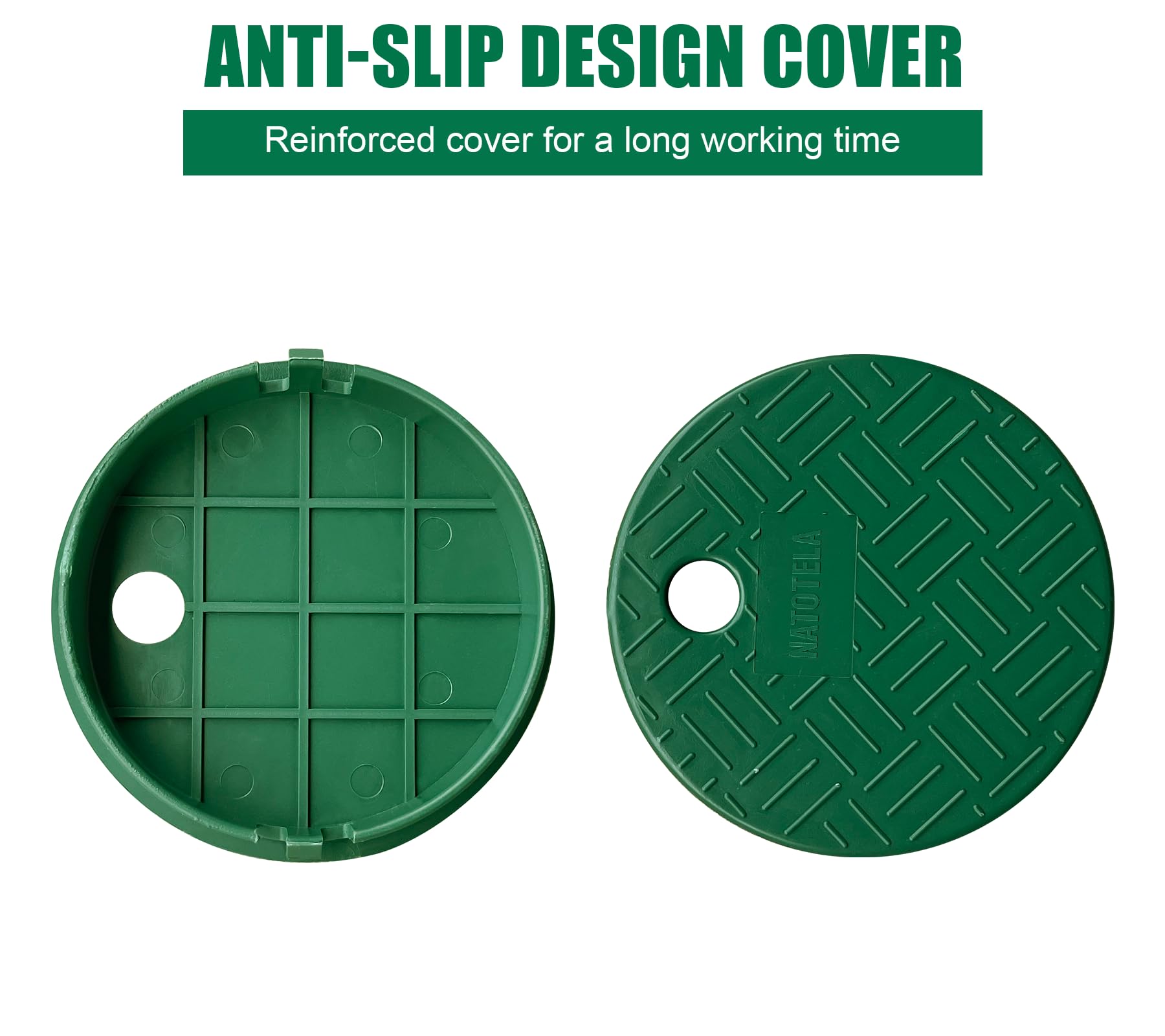 Natotela valve box lid and cover for secure outdoor protection