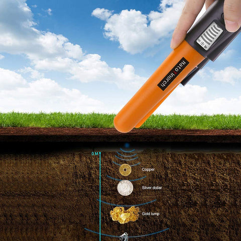 Natotinorch detector waterproof base area allows use near water during hunts.