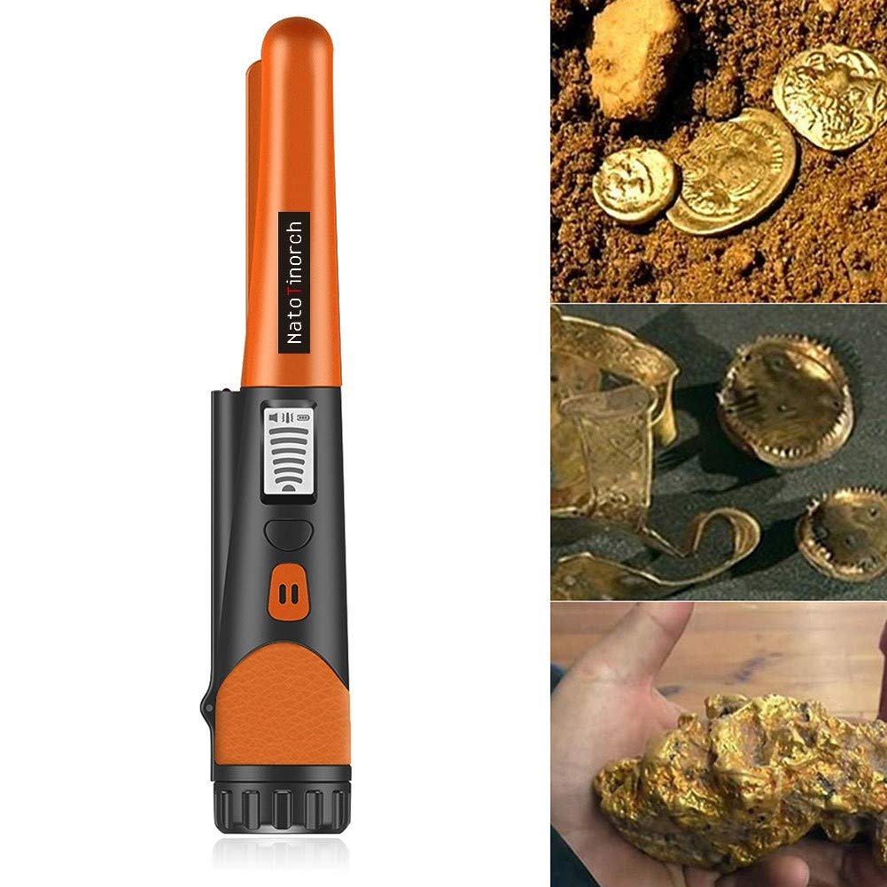 Natotinorch pinpointer detection highlights targets with a precise signal.