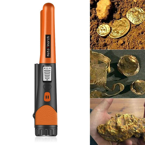 Natotinorch pinpointer detection highlights targets with a precise signal.