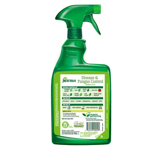 NATRIA product protects powdery mildew on leaves