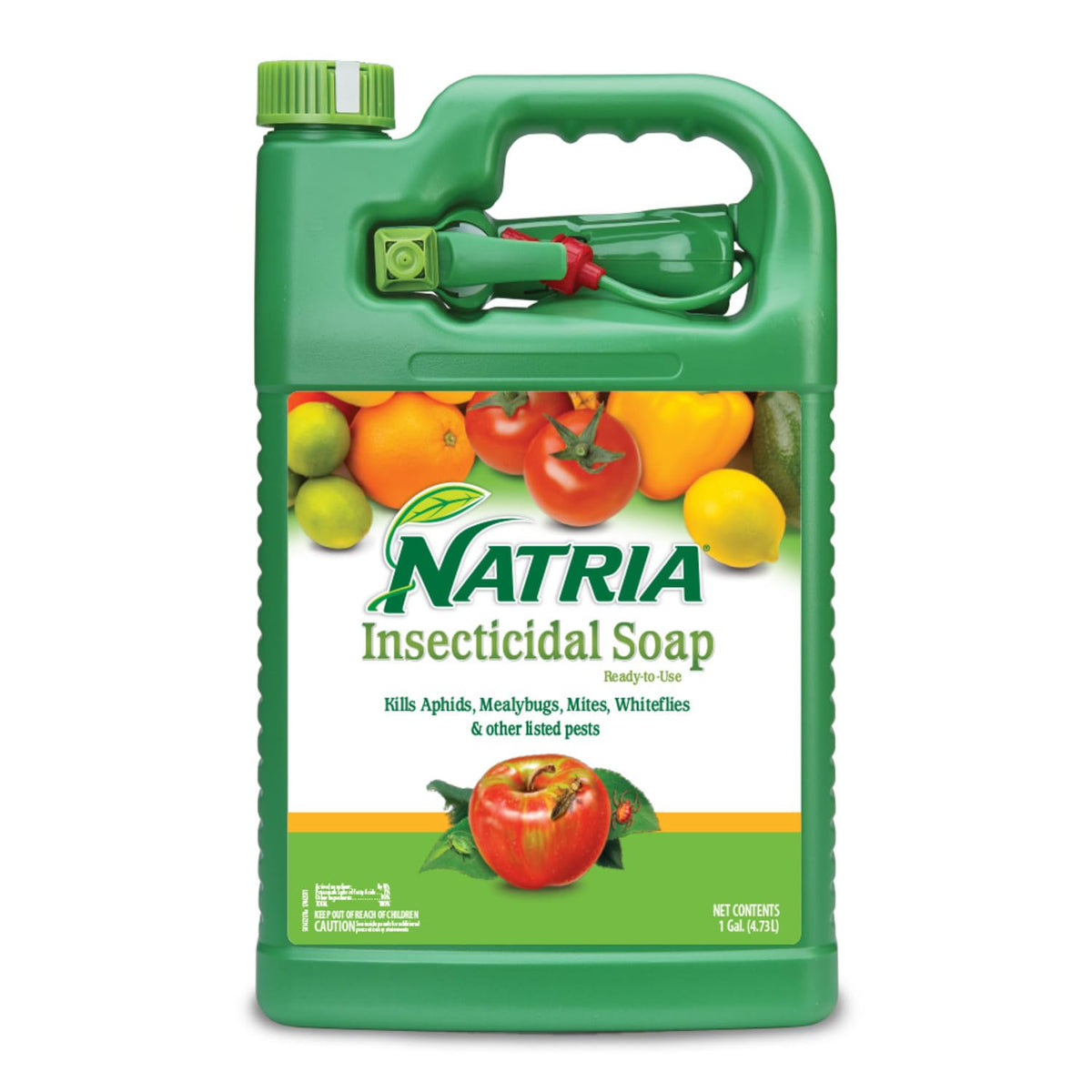 Natria Insecticidal Soap spray bottle ready-to-use for quick plant protection.