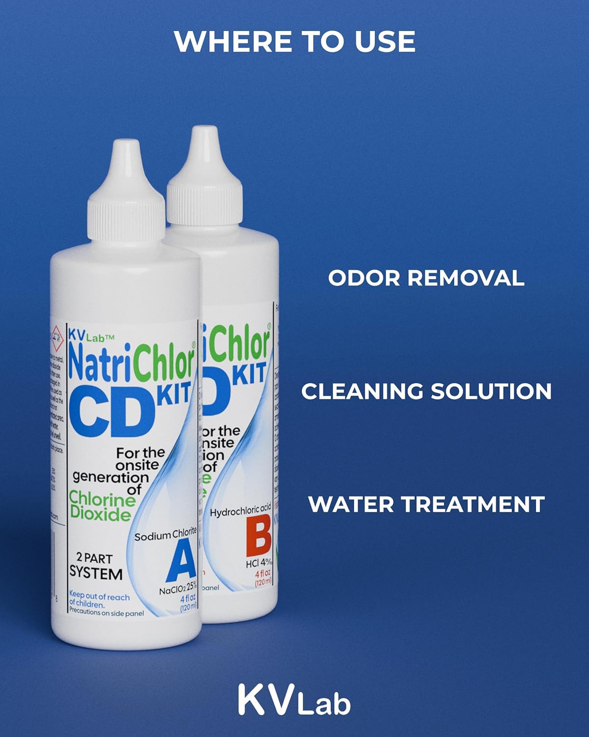 NatriChlor CD Set measuring drops demonstrates precise drop control.
