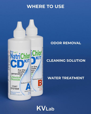 NatriChlor CD Set measuring drops demonstrates precise drop control.