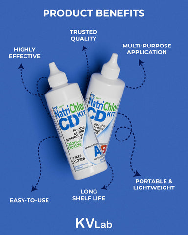 NatriChlor CD Set outer packaging highlights durable protection and easy handling.