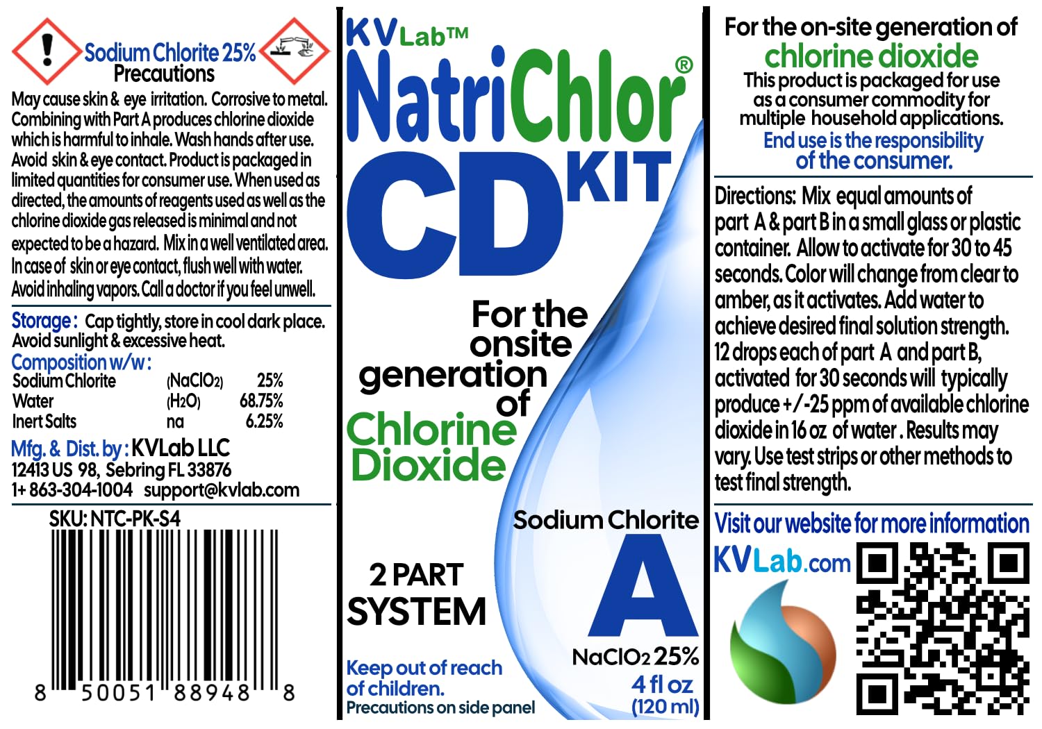 NatriChlor CD Set usage scene for convenient workbench setup.