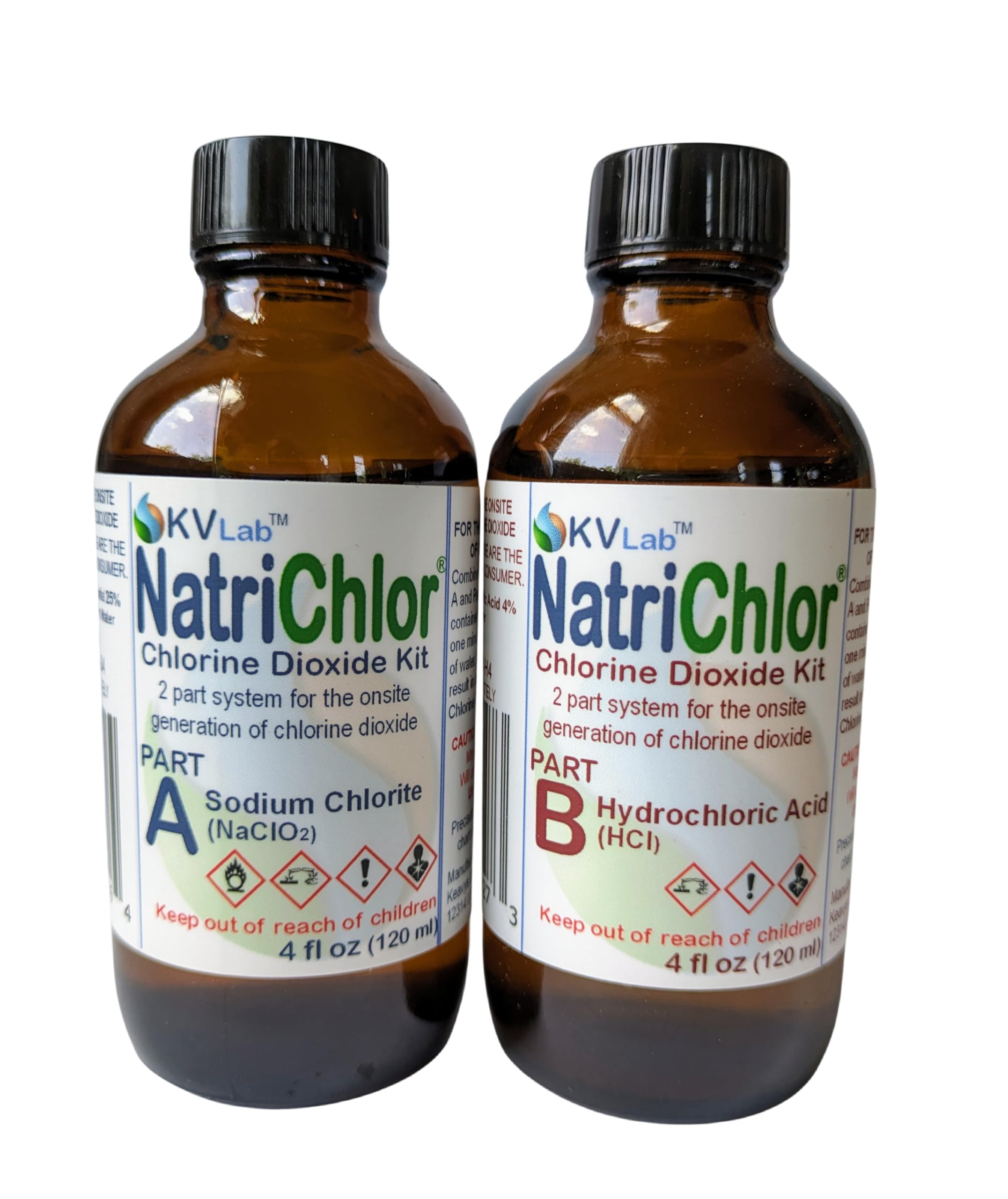 NatriChlor USA-made label detail highlighting quality manufacturing.
