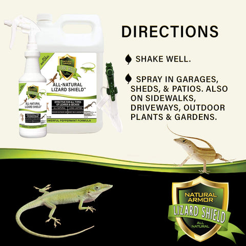 Garage and shed perimeter protected by Natural Armor spray.