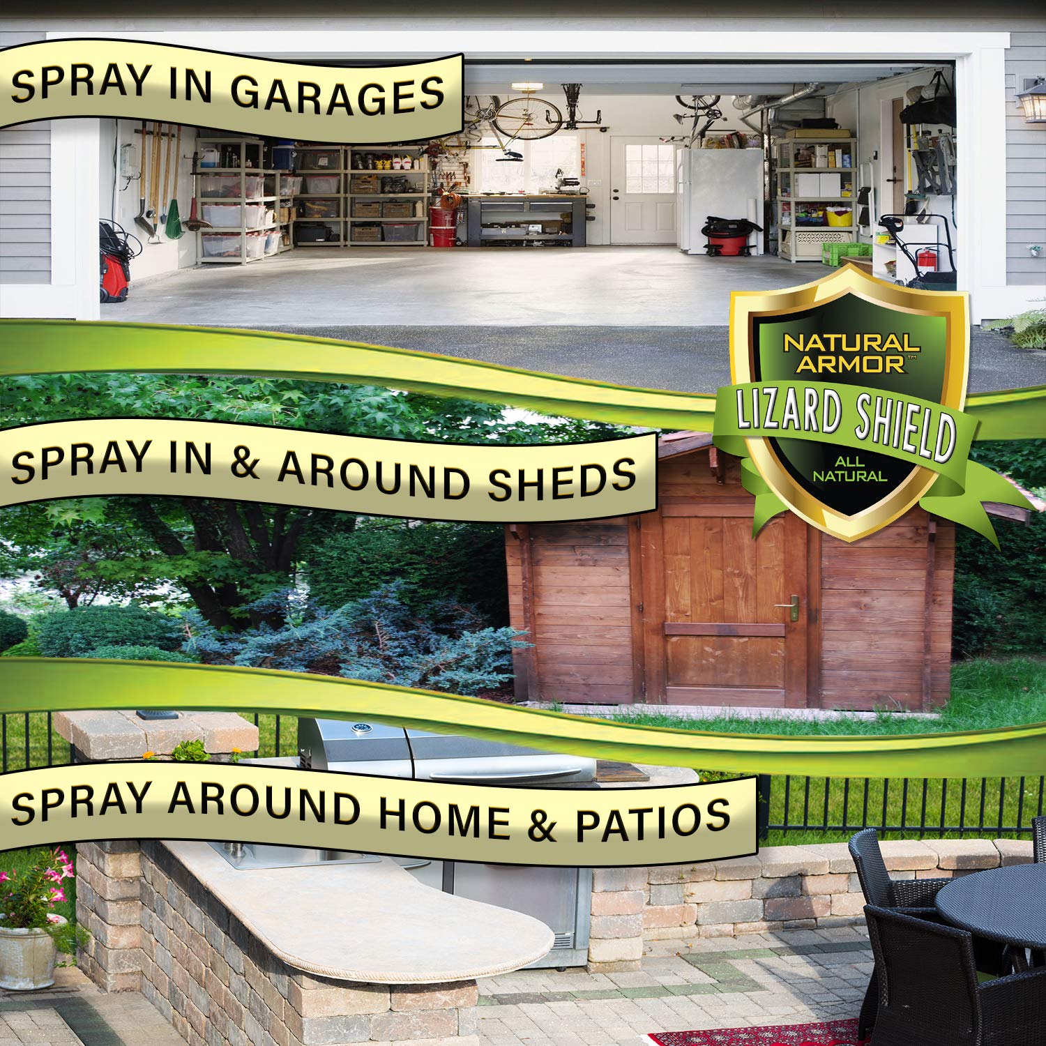 Patio and garden borders shielded by Natural Armor.