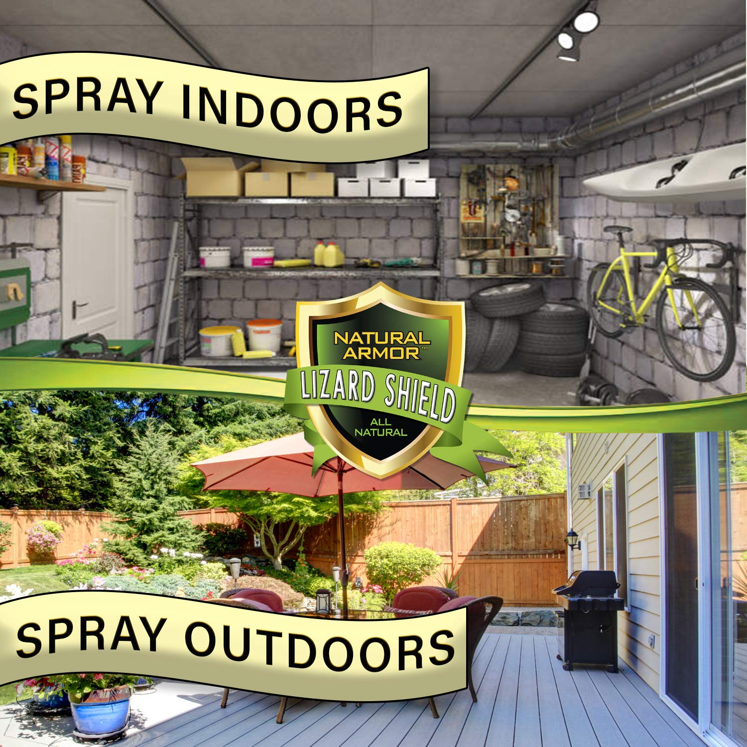 Waterproof formula remains effective after rain.