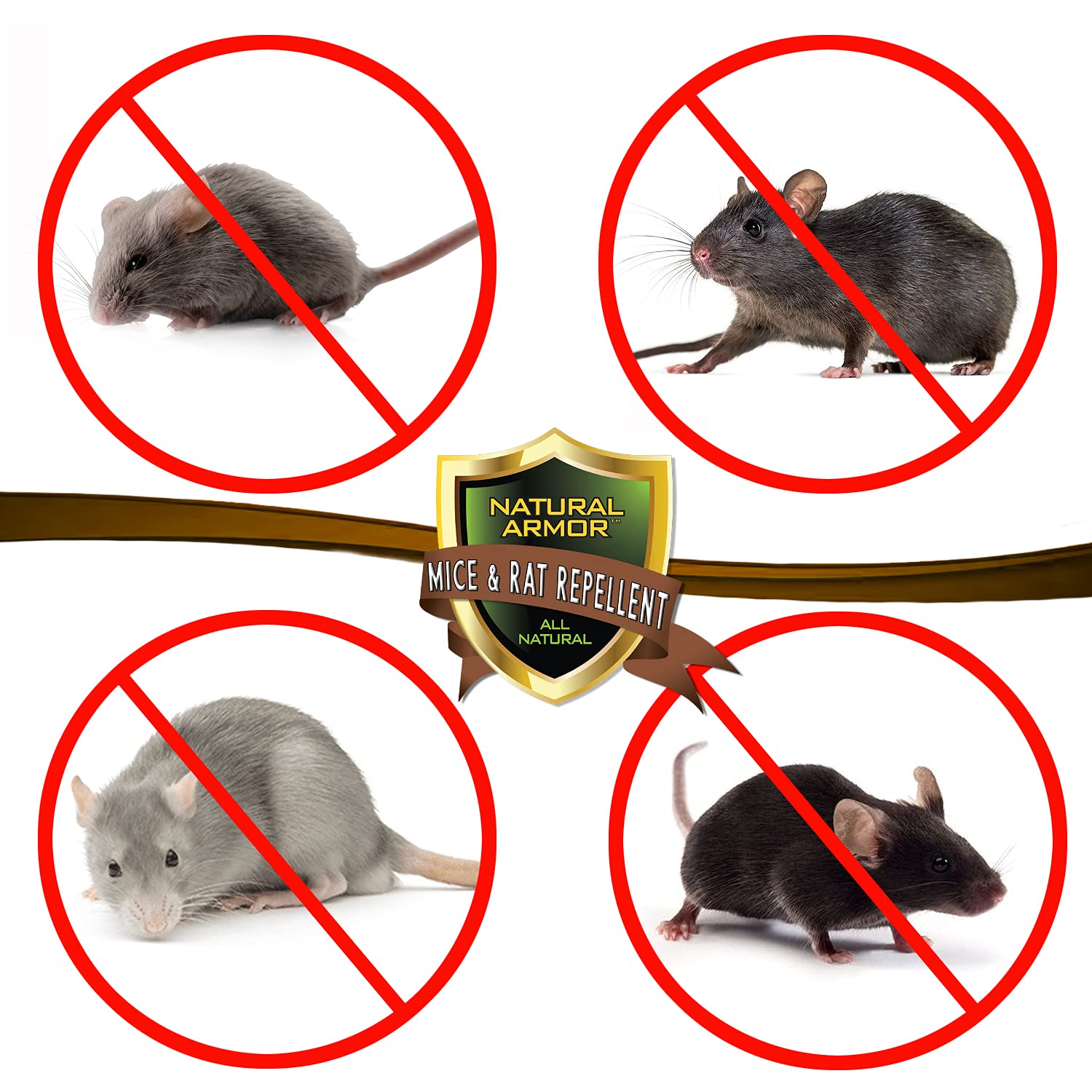 Natural Armor Mice Rat Repellent gallon-sprayer highlights easy to apply protection across larger areas.