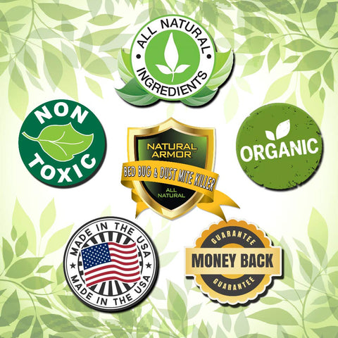Natural Armor no-toxin formula dries without staining after use.
