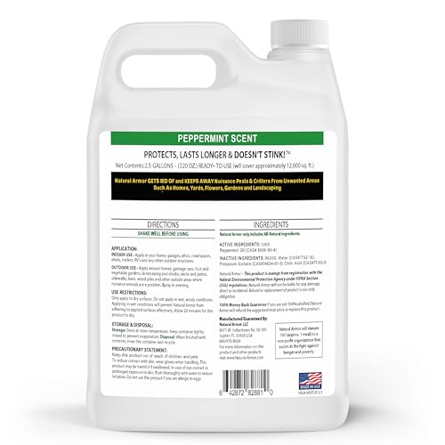 Natural Armor outdoor garden use deters pests while protecting plants and landscaping.