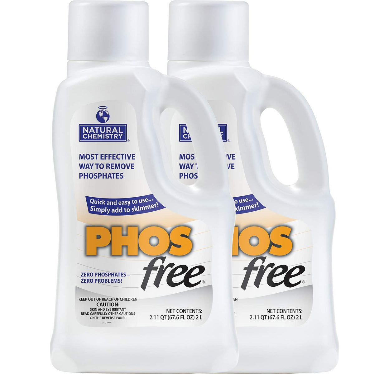 Natural Chemistry Phosfree bottle in skimmer reduces phosphates for clearer water