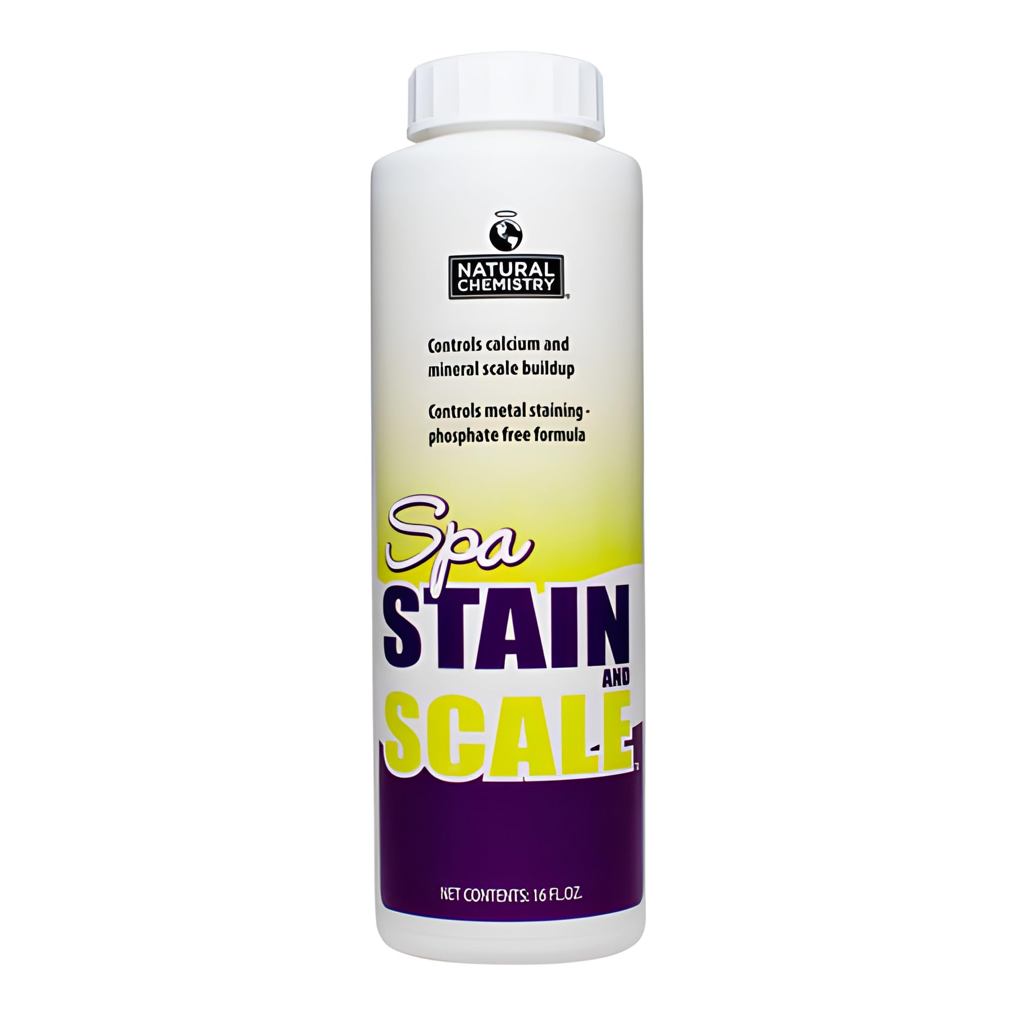 Natural Chemistry Spa Stain Scale in use preventing mineral buildup on spa components.