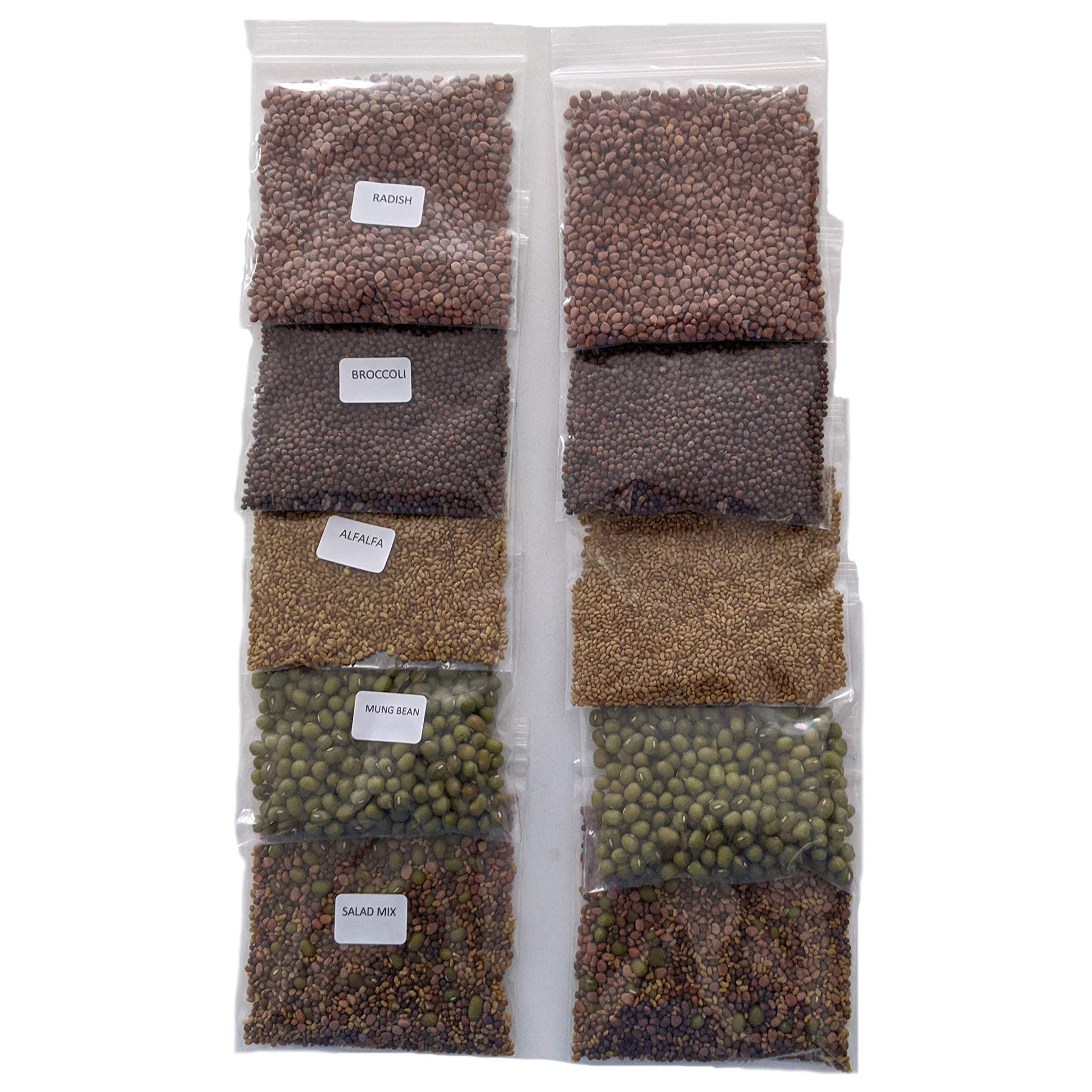 Natural Roots alfalfa sprouts seed pack adds gentle crunch to sandwiches