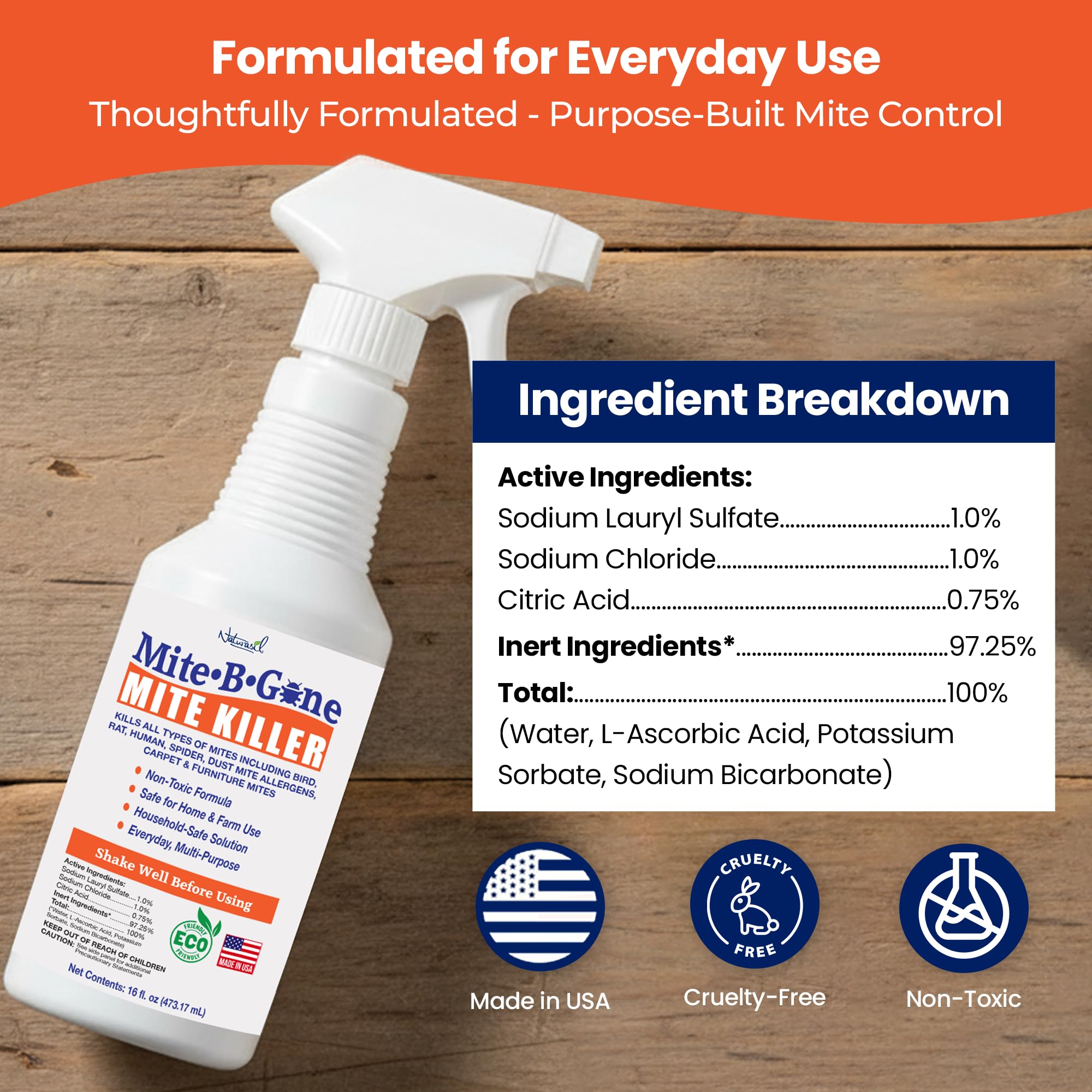 Naturasil clover mite spray for garden and home surfaces.