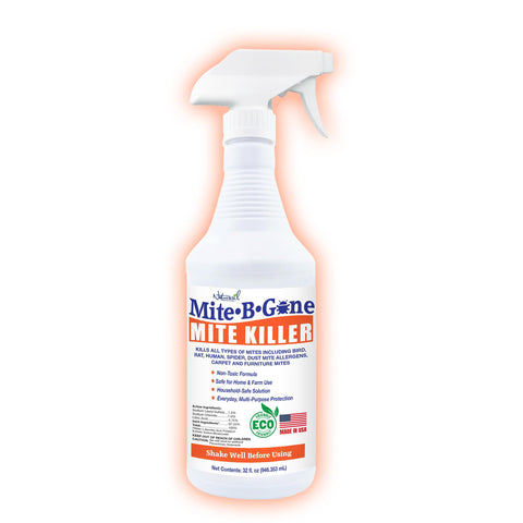 Naturasil Mite Killer Spray 32oz bottle for quick mite control in homes.