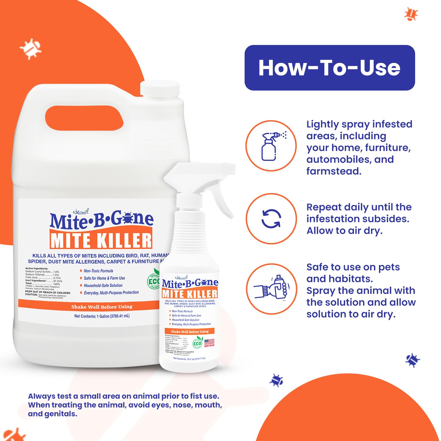 Naturasil Mite Killer Spray ideal for chicken coops and livestock housing.