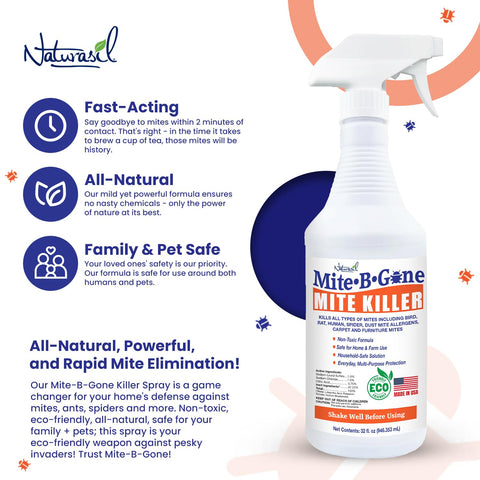 Naturasil Mite Killer Spray for farm use in coops and barns.