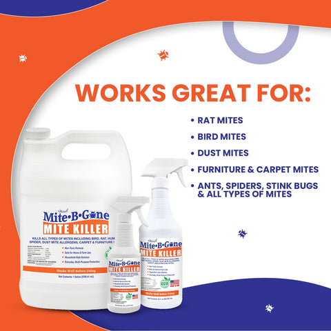 Naturasil Mite Killer Spray hands-application shows quick treatment in coops and cages.