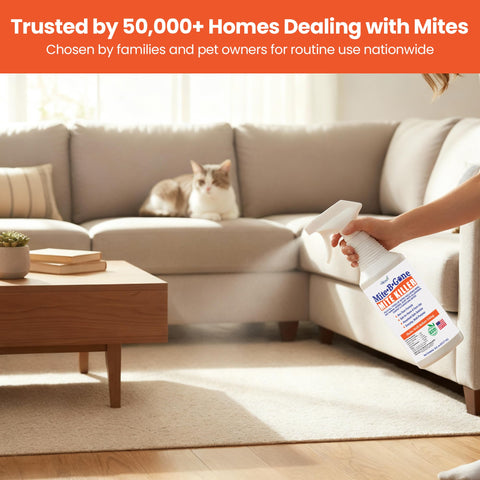 Naturasil rat mite killer spray protects bedding and crevices from mites.