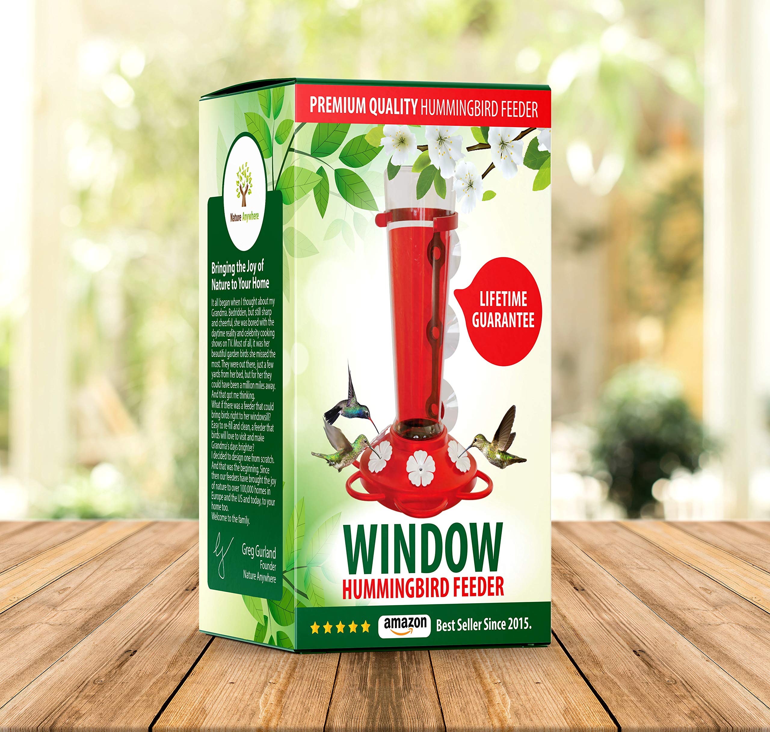 Nature Anywhere hinge-free easy-clean feeder for simple maintenance