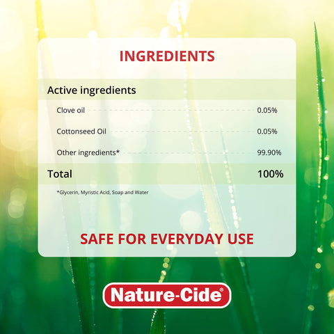 Nature-Cide All Purpose Spray helps manage spiders with a safe, natural formula.
