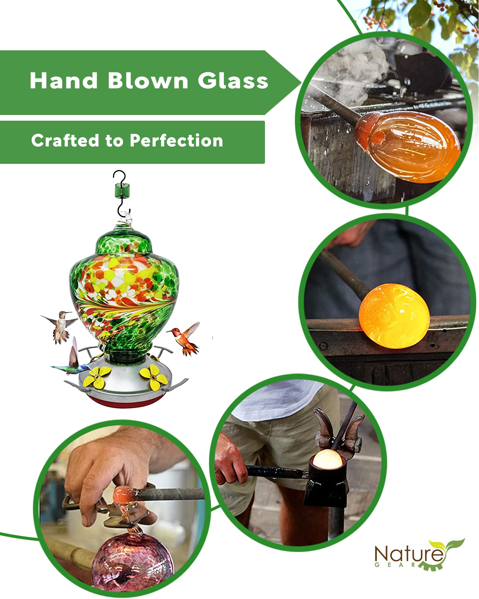 Nature Gear hummingbird feeder complete bird kit includes all essentials