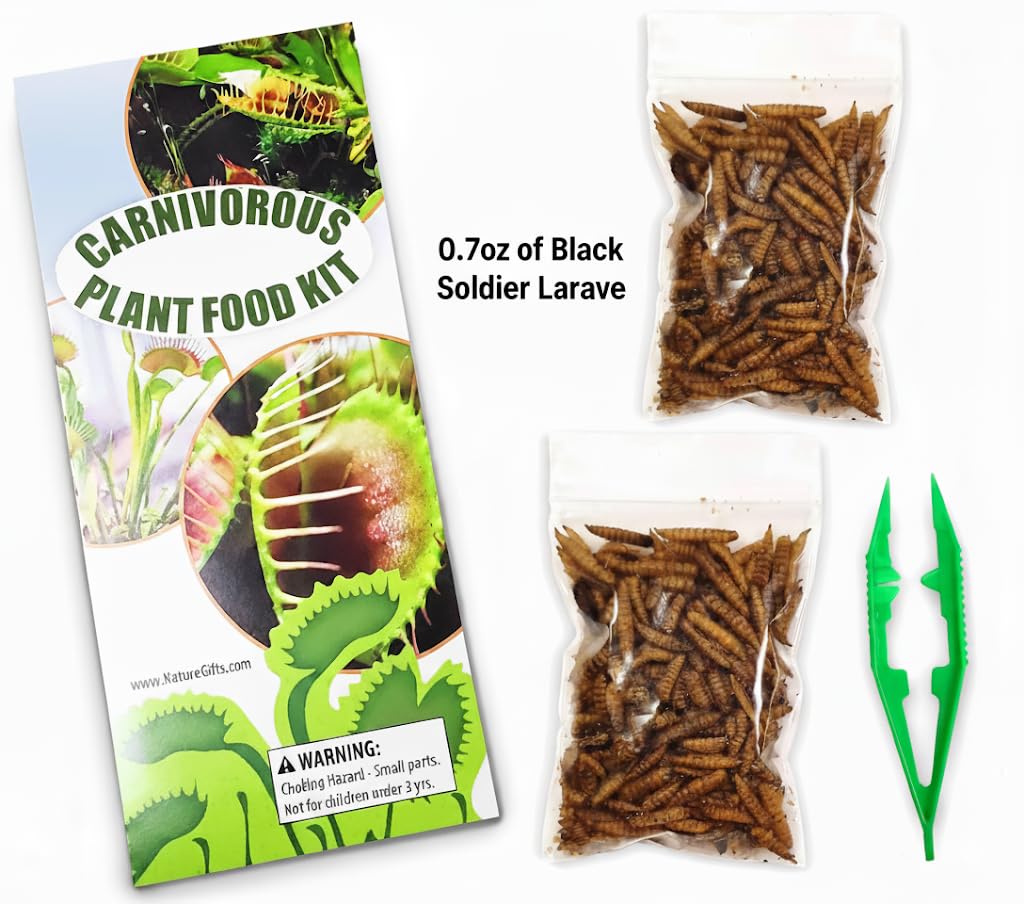 Nature Gift Store indoor use during dormancy with dried larvae.