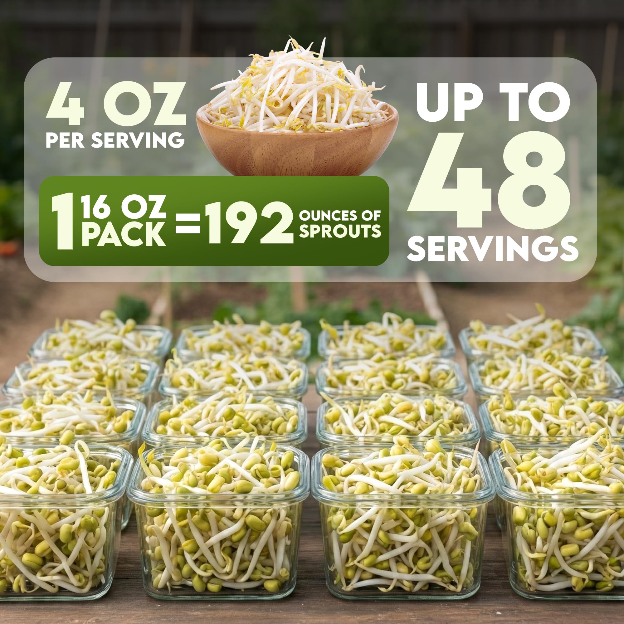 Nature Jims Sprouts resealable bag front emphasizes freshness retention for longer storage