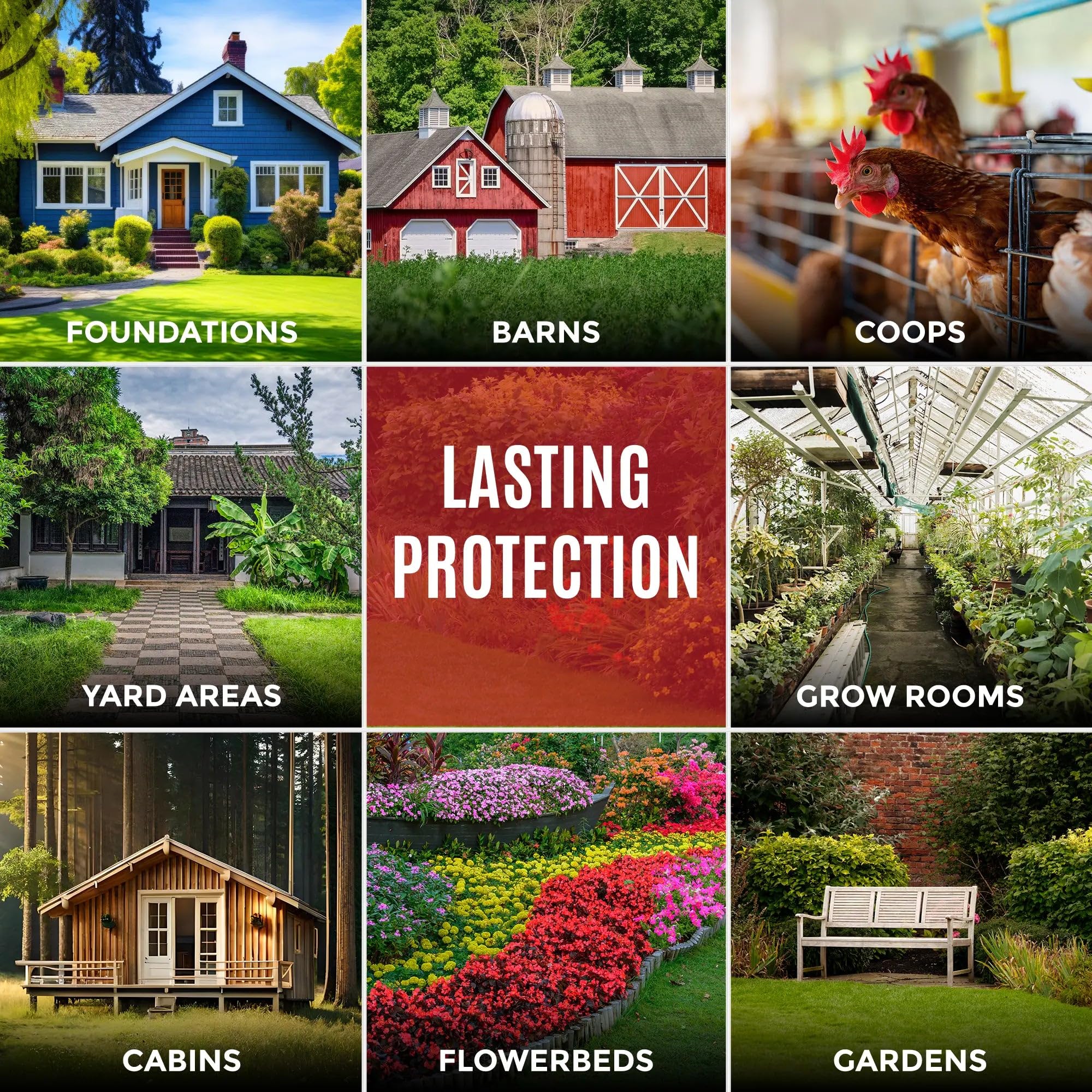 Nature's MACE protects foundations with reliable outdoor deterrence.