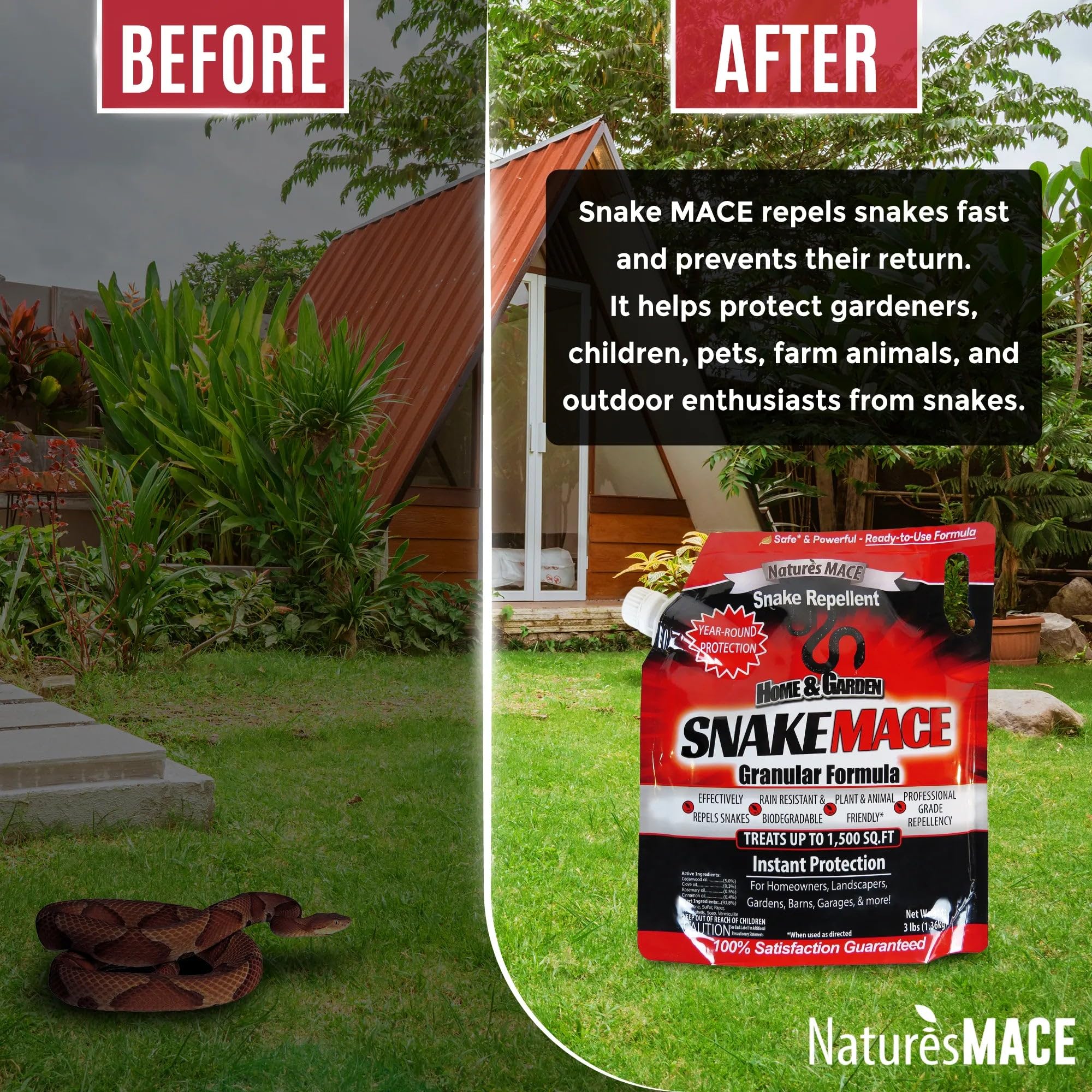 Nature's MACE pet-safe usage supports safe outdoor spaces.